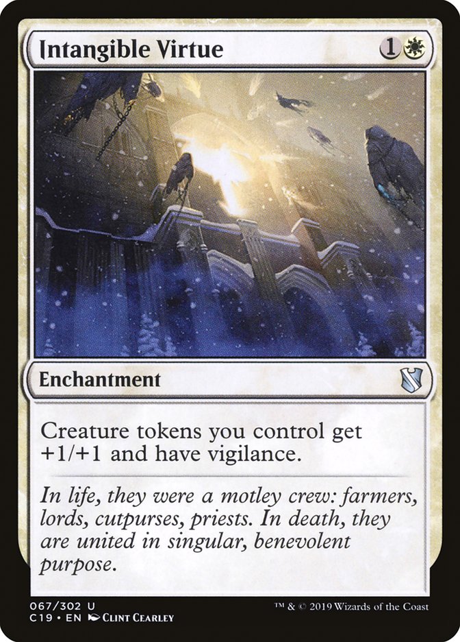 Intangible Virtue [Commander 2019] | Card Merchant Takapuna