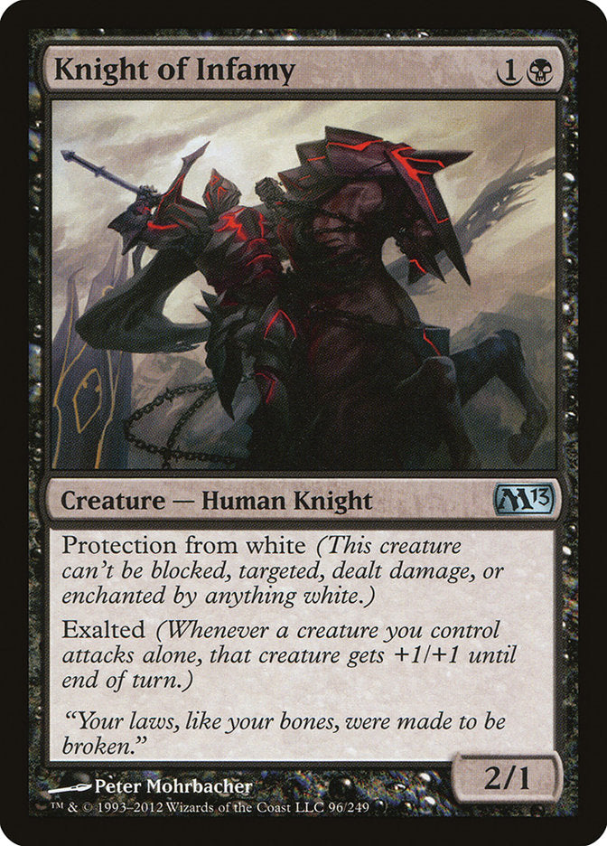 Knight of Infamy [Magic 2013] | Card Merchant Takapuna