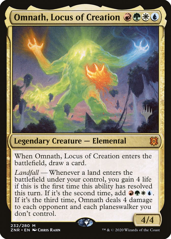 Omnath, Locus of Creation (Promo Pack) [Zendikar Rising Promos] | Card Merchant Takapuna