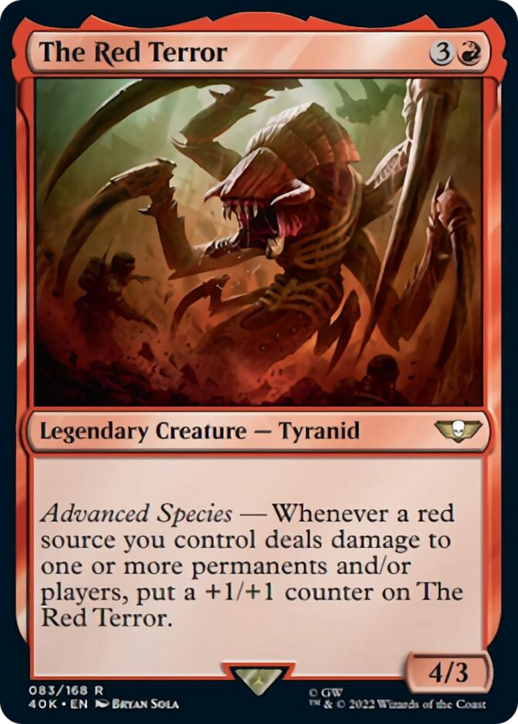 The Red Terror (Surge Foil) [Warhammer 40,000] | Card Merchant Takapuna