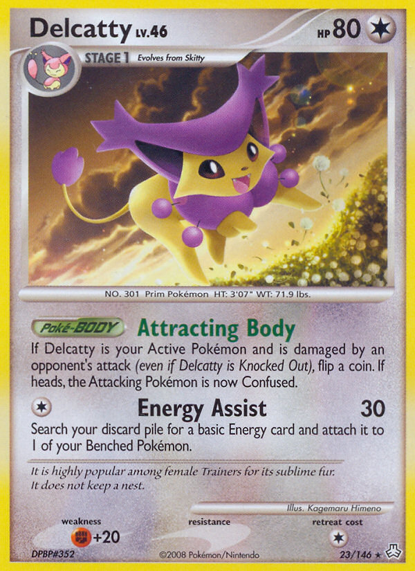 Delcatty (23/146) [Diamond & Pearl: Legends Awakened] | Card Merchant Takapuna