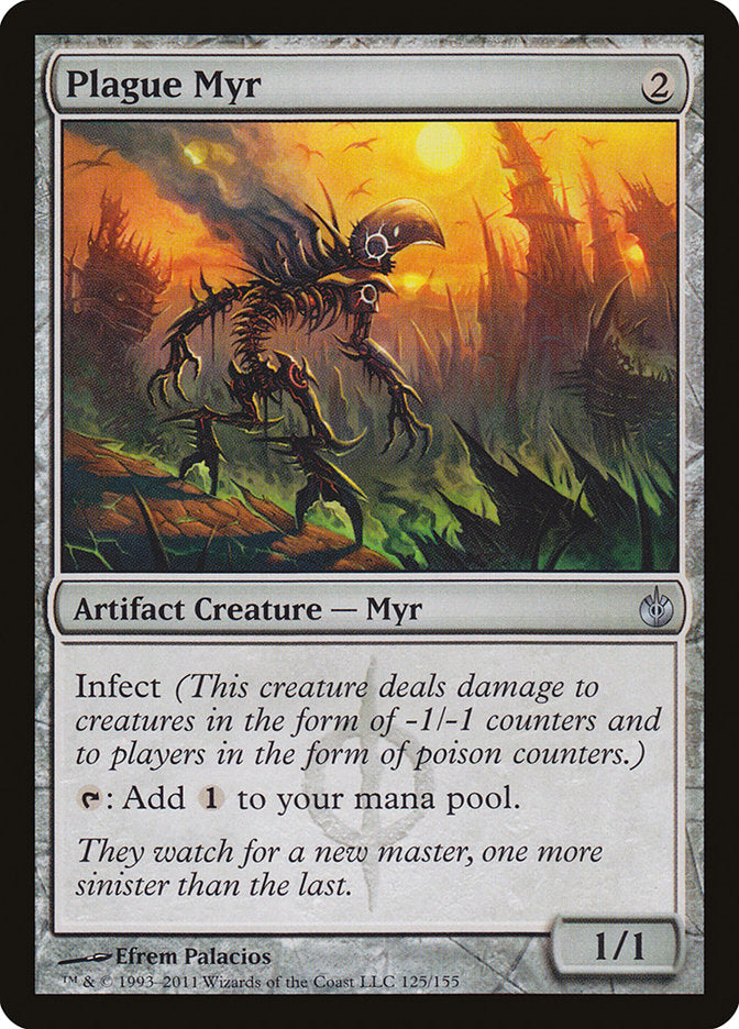 Plague Myr [Mirrodin Besieged] | Card Merchant Takapuna