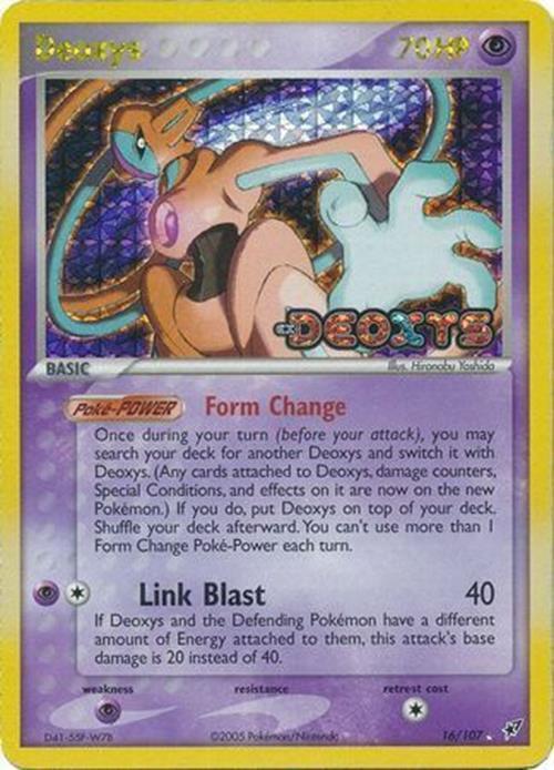 Deoxys (16/107) (Stamped) [EX: Deoxys] | Card Merchant Takapuna