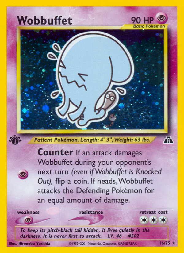 Wobbuffet (16/75) [Neo Discovery 1st Edition] | Card Merchant Takapuna