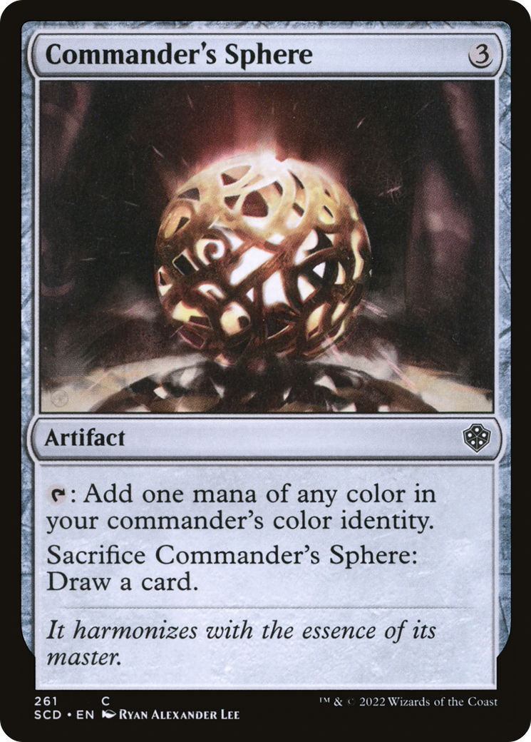 Commander's Sphere [Starter Commander Decks] | Card Merchant Takapuna