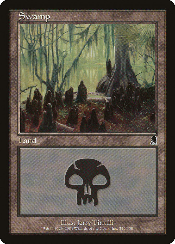 Swamp (339) [Odyssey] | Card Merchant Takapuna