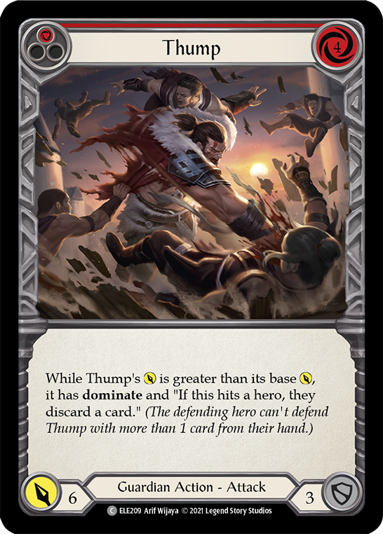 Thump (Red) [ELE209] (Tales of Aria)  1st Edition Normal | Card Merchant Takapuna