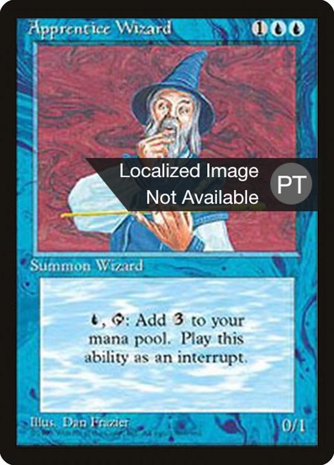 Apprentice Wizard [Fourth Edition (Foreign Black Border)] | Card Merchant Takapuna