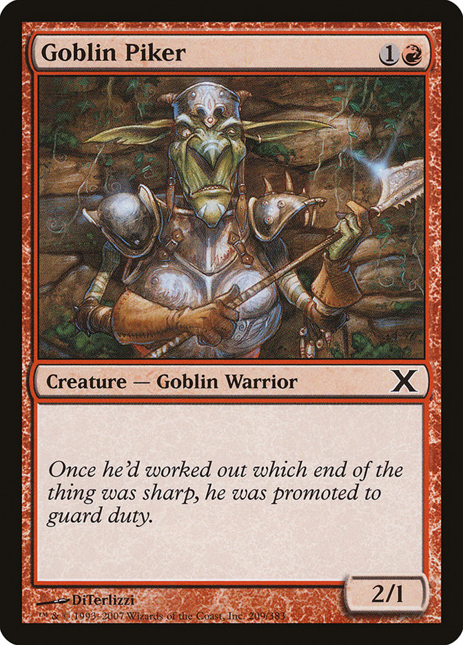 Goblin Piker [Tenth Edition] | Card Merchant Takapuna