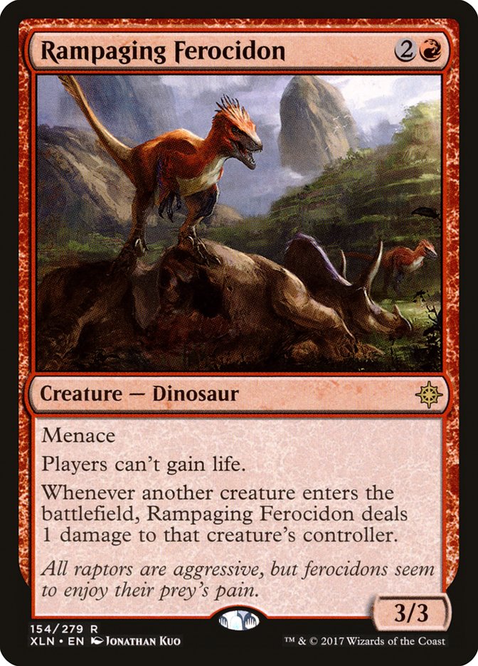 Rampaging Ferocidon [Ixalan] | Card Merchant Takapuna