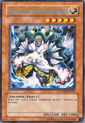 Zaborg the Thunder Monarch (Blue) [DL09-EN009] Rare | Card Merchant Takapuna