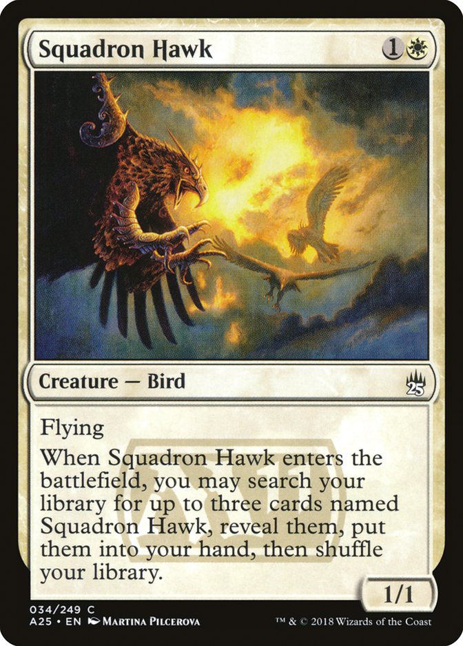 Squadron Hawk [Masters 25] | Card Merchant Takapuna