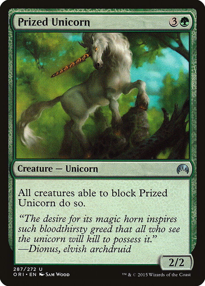 Prized Unicorn [Magic Origins] | Card Merchant Takapuna