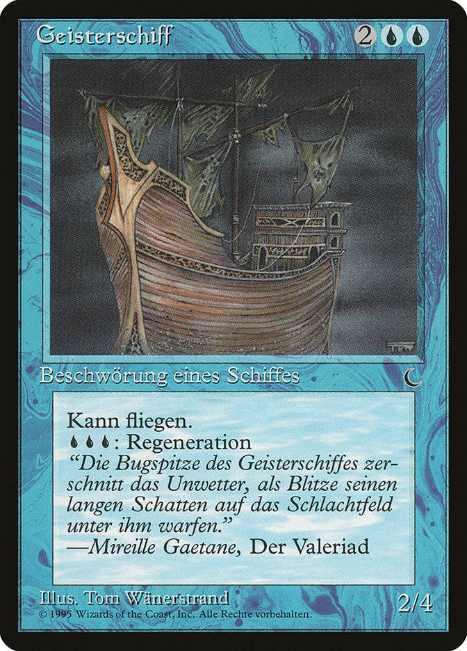 Ghost Ship (German) - "Geisterschiff" [Renaissance] | Card Merchant Takapuna