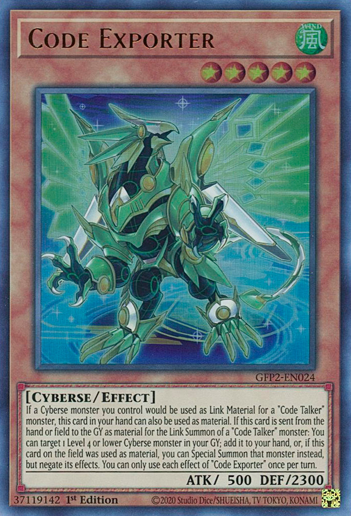 Code Exporter [GFP2-EN024] Ultra Rare | Card Merchant Takapuna