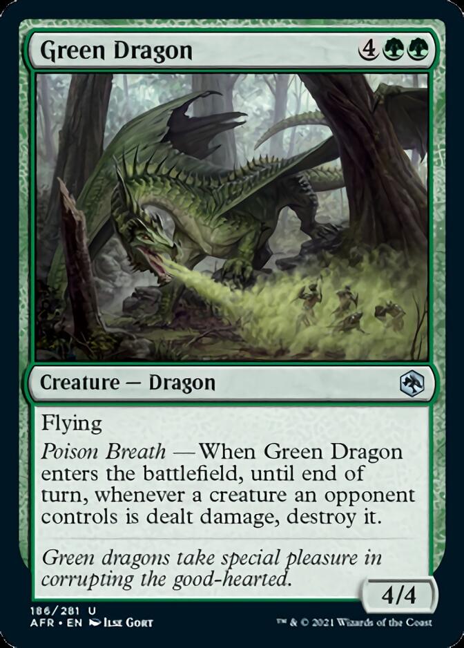 Green Dragon [Dungeons & Dragons: Adventures in the Forgotten Realms] | Card Merchant Takapuna