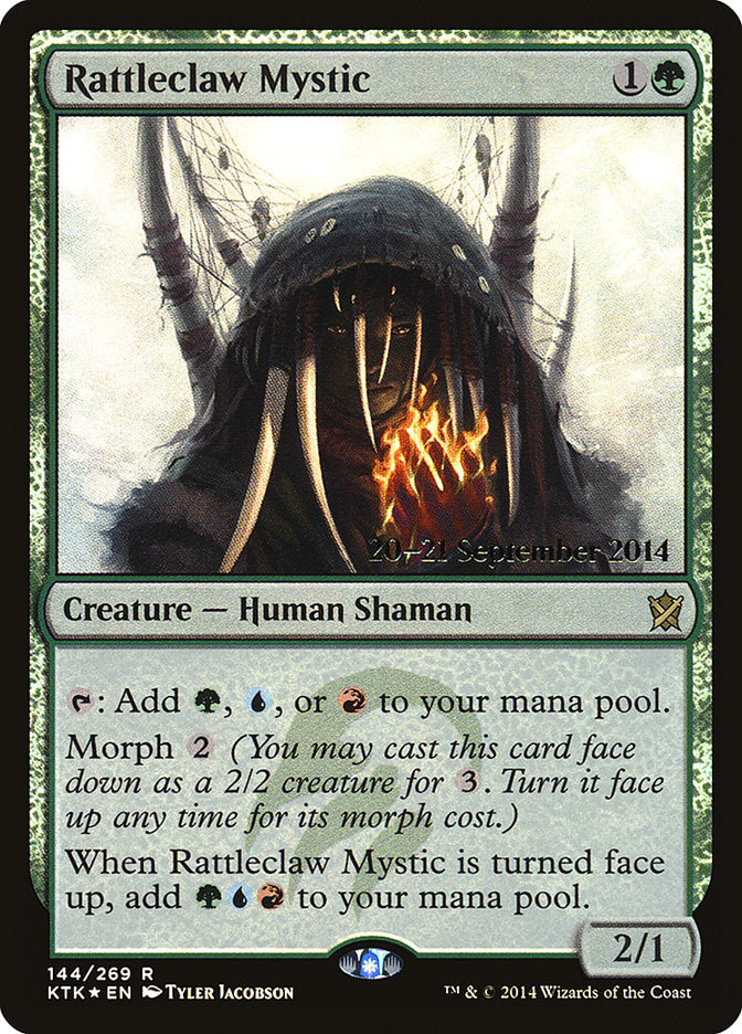 Rattleclaw Mystic [Khans of Tarkir Prerelease Promos] | Card Merchant Takapuna