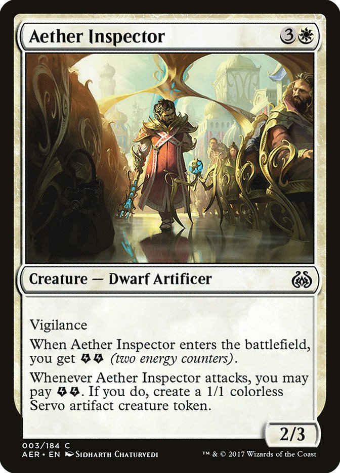 Aether Inspector [Aether Revolt] | Card Merchant Takapuna