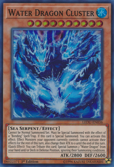 Water Dragon Cluster [LEDU-EN036] Super Rare | Card Merchant Takapuna