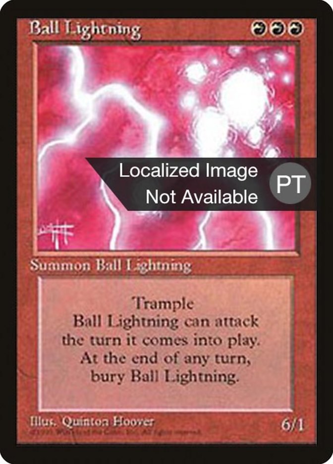 Ball Lightning [Fourth Edition (Foreign Black Border)] | Card Merchant Takapuna