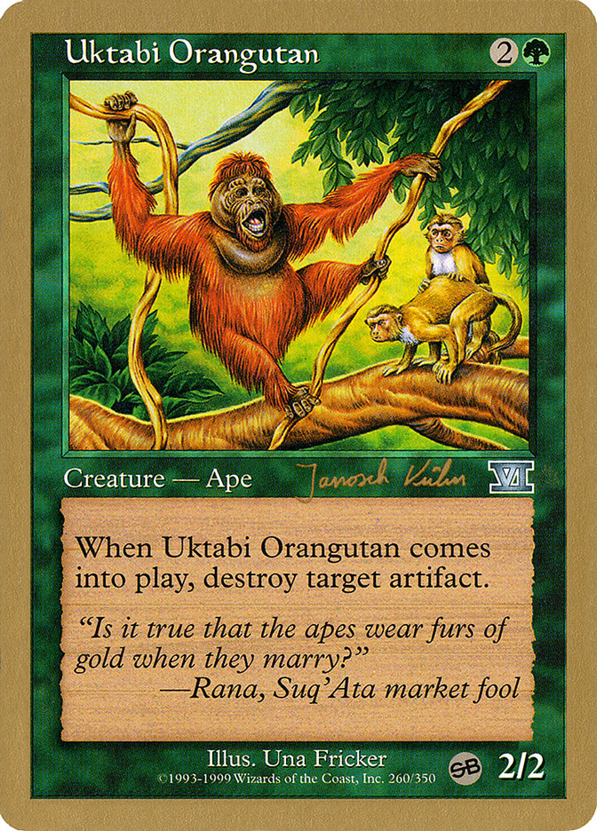 Uktabi Orangutan (Janosch Kuhn) (SB) [World Championship Decks 2000] | Card Merchant Takapuna