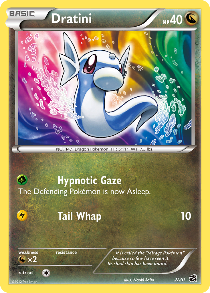 Dratini (2/20) [Black & White: Dragon Vault] | Card Merchant Takapuna