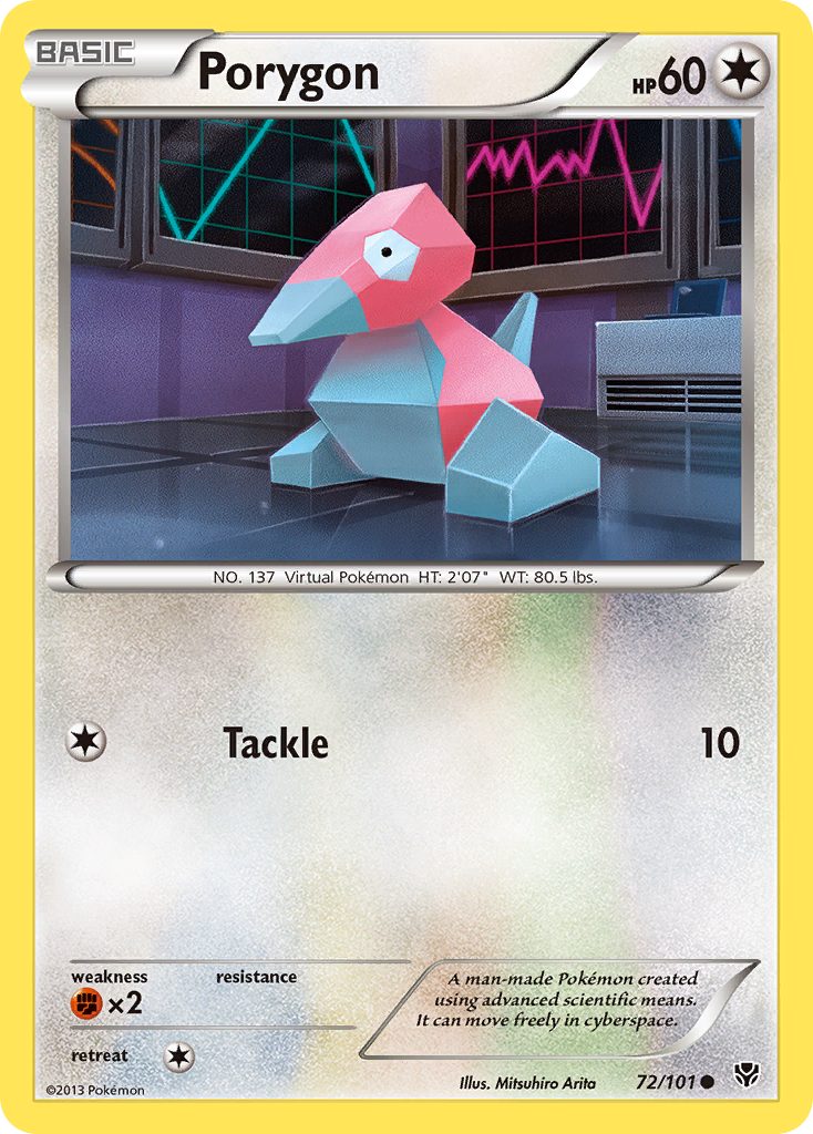 Porygon (72/101) [Black & White: Plasma Blast] | Card Merchant Takapuna