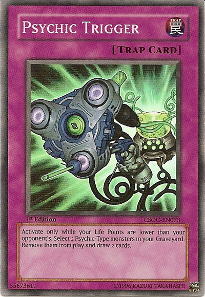 Psychic Trigger [CSOC-EN073] Super Rare | Card Merchant Takapuna