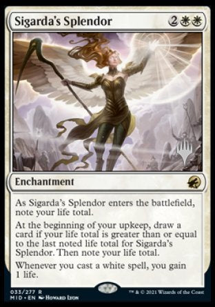 Sigarda's Splendor (Promo Pack) [Innistrad: Midnight Hunt Promos] | Card Merchant Takapuna