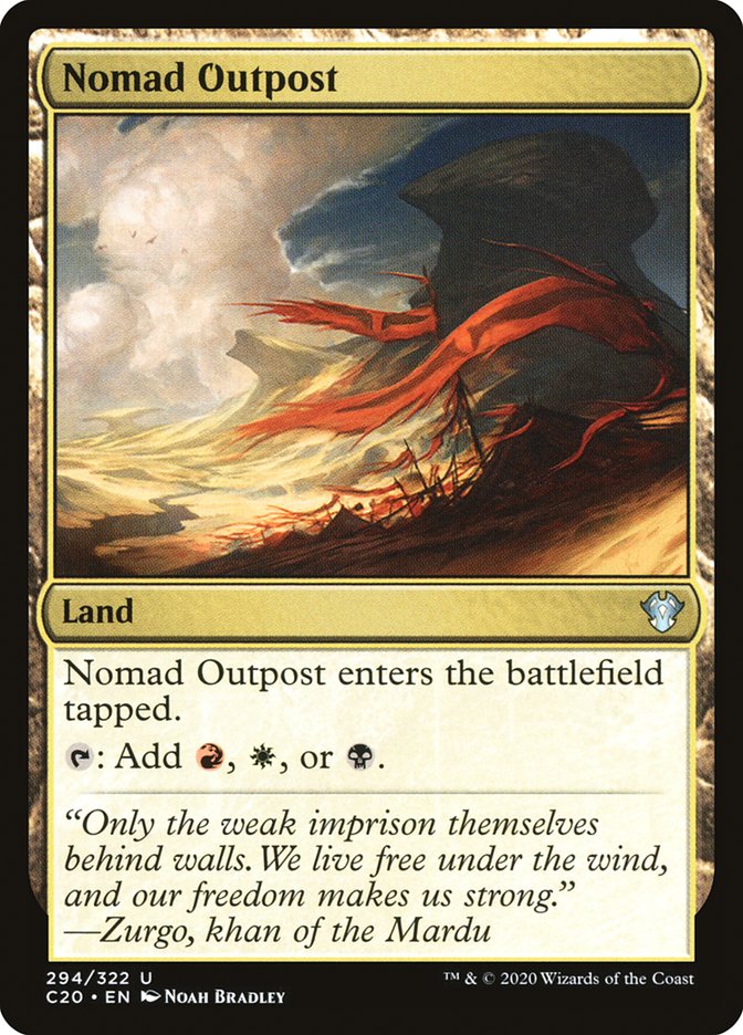 Nomad Outpost [Commander 2020] | Card Merchant Takapuna