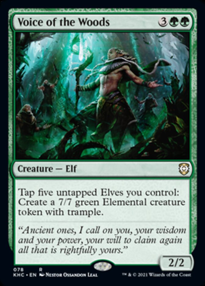 Voice of the Woods [Kaldheim Commander] | Card Merchant Takapuna