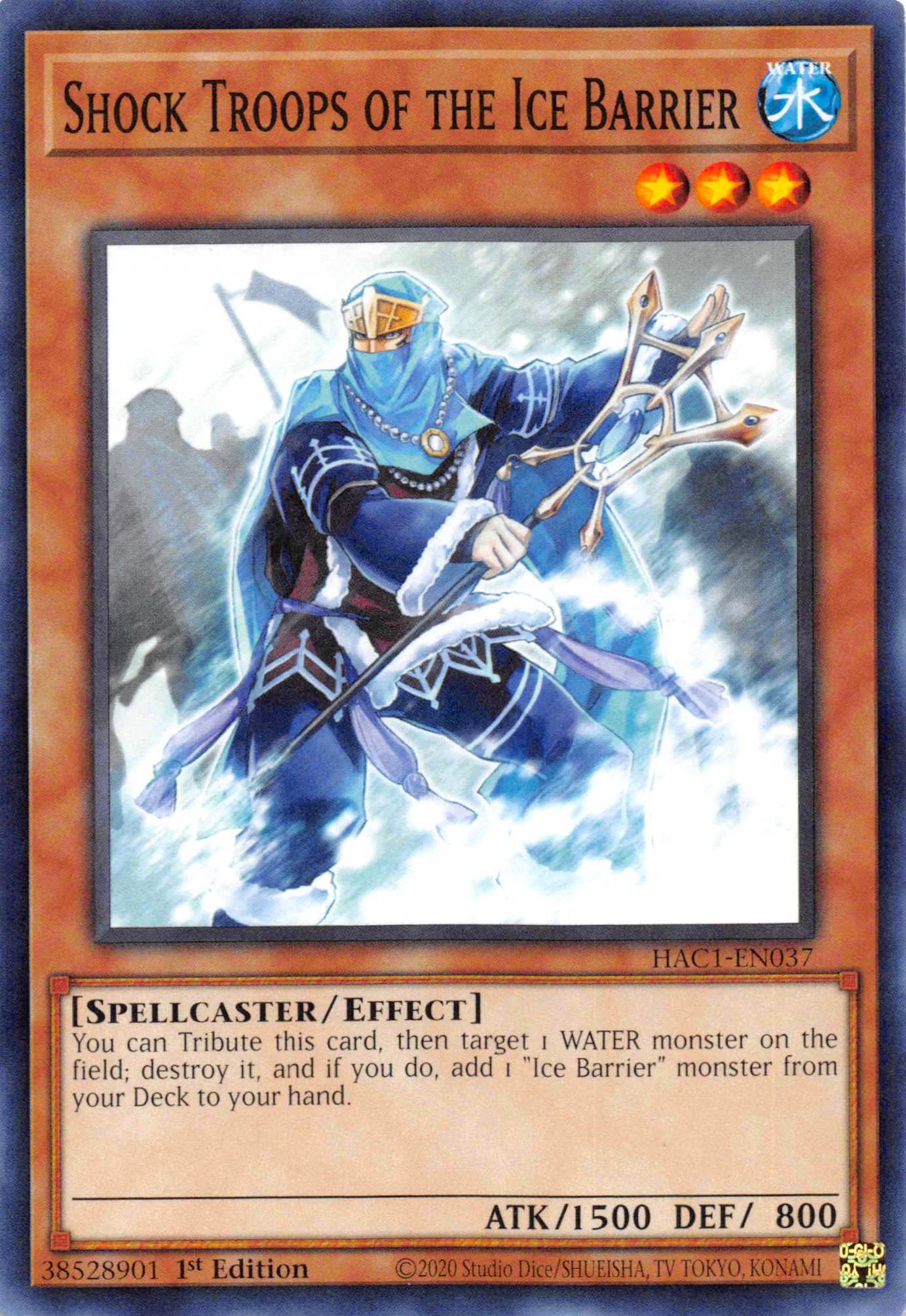 Shock Troops of the Ice Barrier [HAC1-EN037] Common | Card Merchant Takapuna