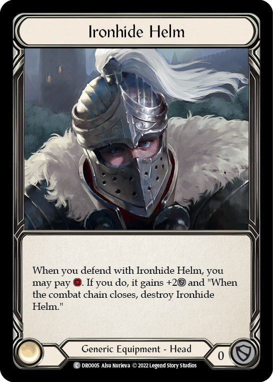 Ironhide Helm [DRO005] (Uprising Dromai Blitz Deck) | Card Merchant Takapuna