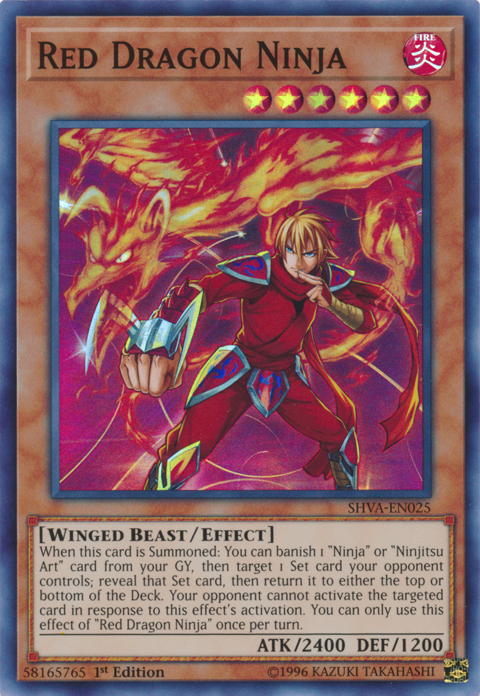 Red Dragon Ninja [SHVA-EN025] Super Rare | Card Merchant Takapuna