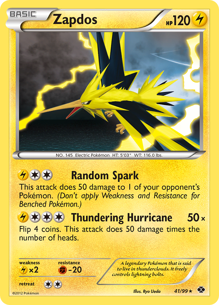 Zapdos (41/99) [Black & White: Next Destinies] | Card Merchant Takapuna