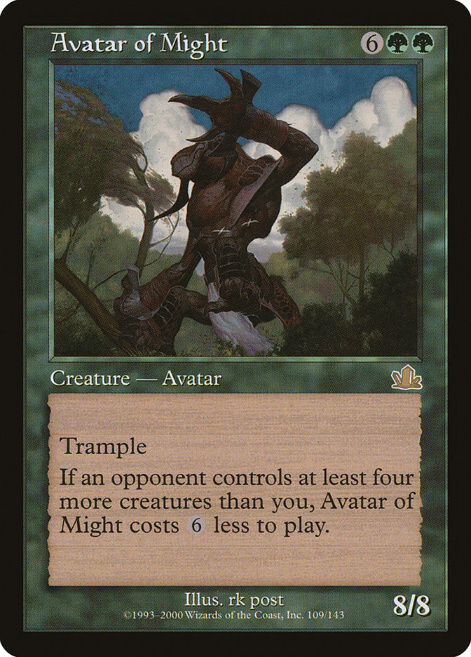 Avatar of Might [Prophecy] | Card Merchant Takapuna