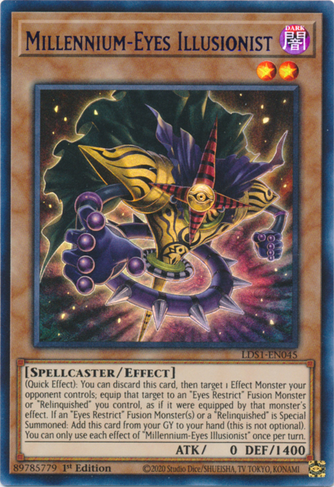 Millennium-Eyes Illusionist (Blue) [LDS1-EN045] Ultra Rare | Card Merchant Takapuna