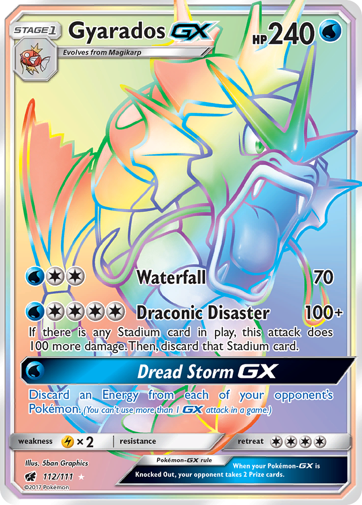 Gyarados GX (112/111) [Sun & Moon: Crimson Invasion] | Card Merchant Takapuna