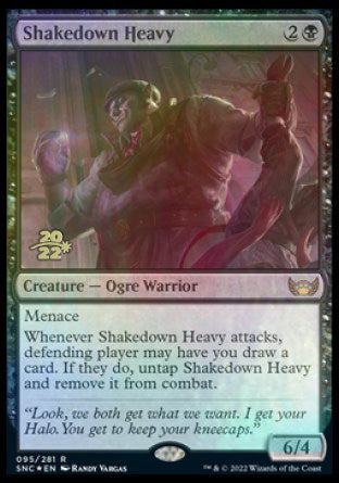 Shakedown Heavy [Streets of New Capenna Prerelease Promos] | Card Merchant Takapuna