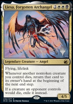 Liesa, Forgotten Archangel (Promo Pack) [Innistrad: Midnight Hunt Promos] | Card Merchant Takapuna