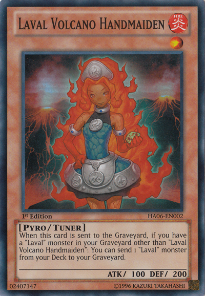 Laval Volcano Handmaiden [HA06-EN002] Super Rare | Card Merchant Takapuna