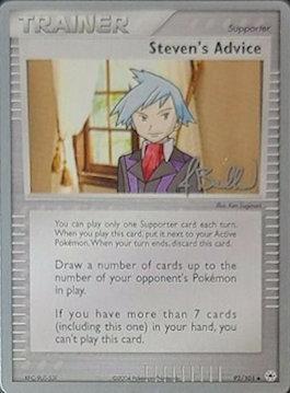 Steven's Advice (92/101) (Eeveelutions - Jimmy Ballard) [World Championships 2006] | Card Merchant Takapuna