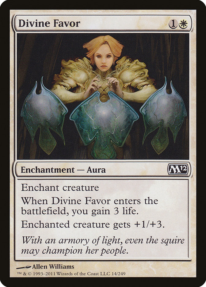 Divine Favor [Magic 2012] | Card Merchant Takapuna