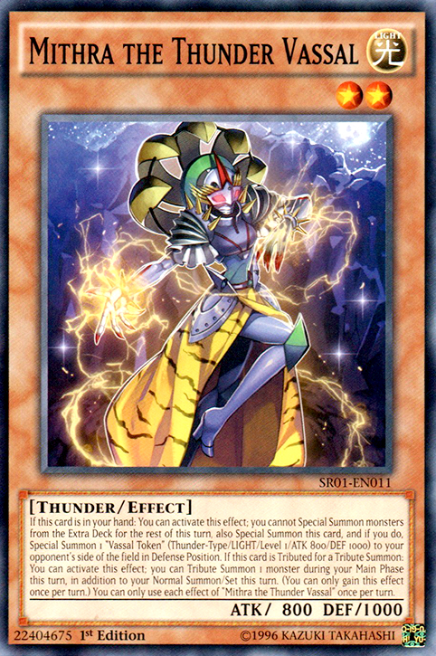 Mithra the Thunder Vassal [SR01-EN011] Common | Card Merchant Takapuna