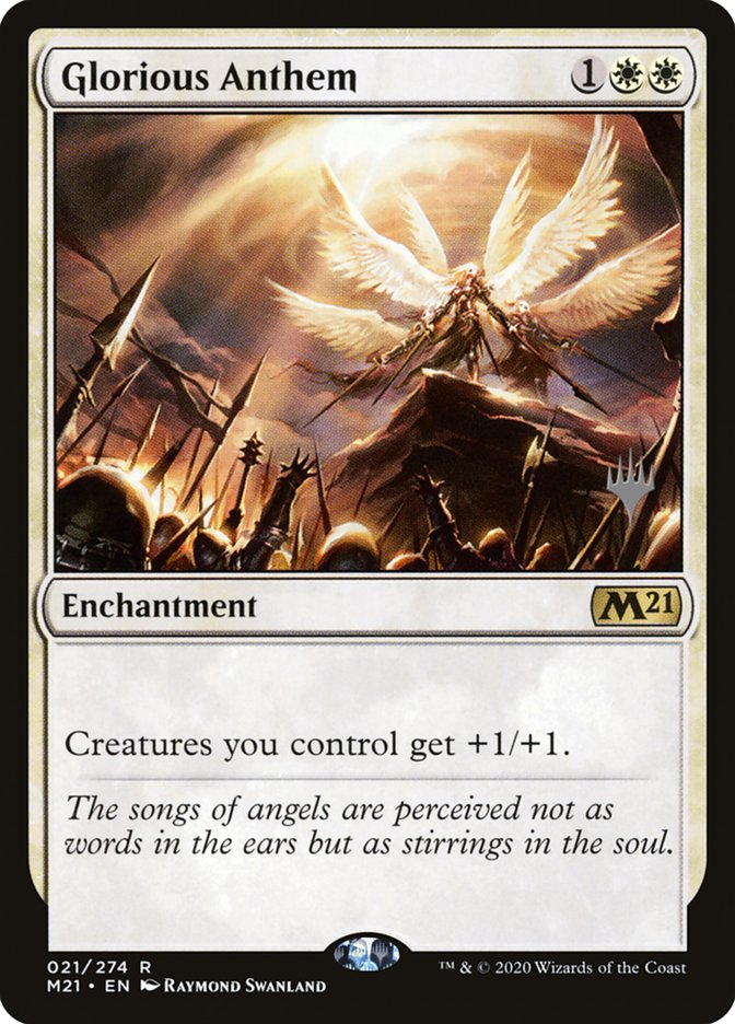 Glorious Anthem (Promo Pack) [Core Set 2021 Promos] | Card Merchant Takapuna