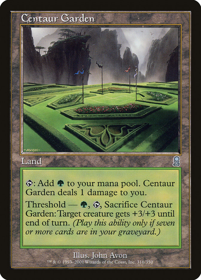 Centaur Garden [Odyssey] | Card Merchant Takapuna