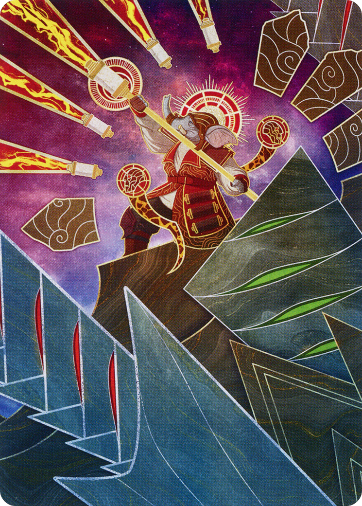 Quintorius, Loremaster Art Card (63) [March of the Machine Art Series] | Card Merchant Takapuna