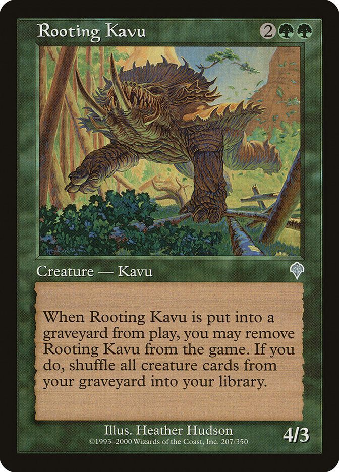 Rooting Kavu [Invasion] | Card Merchant Takapuna