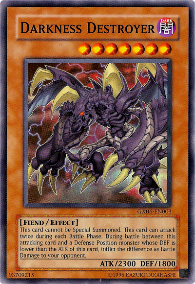 Darkness Destroyer [GX06-EN003] Super Rare | Card Merchant Takapuna