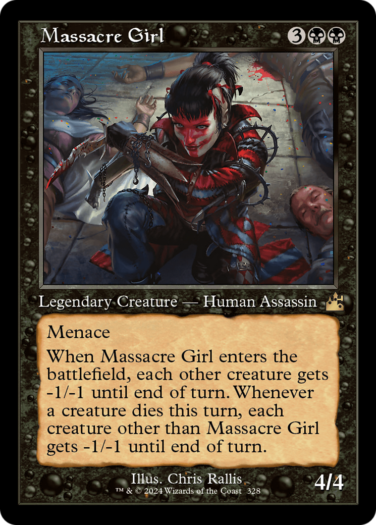 Massacre Girl (Retro) [Ravnica Remastered] | Card Merchant Takapuna